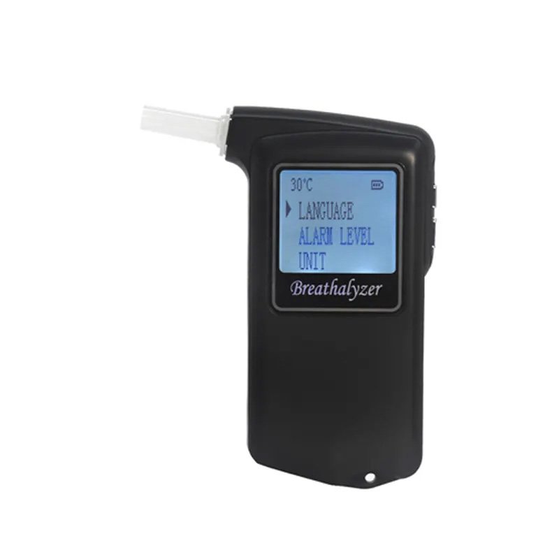 Fuel Cell Sensor Breath Alcohol Tester Breathalyzer analyzer meter monitor detector indicator checker with print function