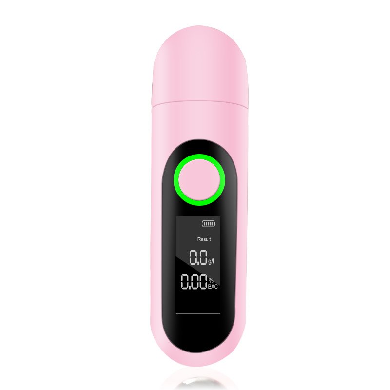 GREENWON Factory Price Professional LCD Digital Display Alcohol Tester Breathalyzer BAC Sensor TYPE-C charge non-contact meter
