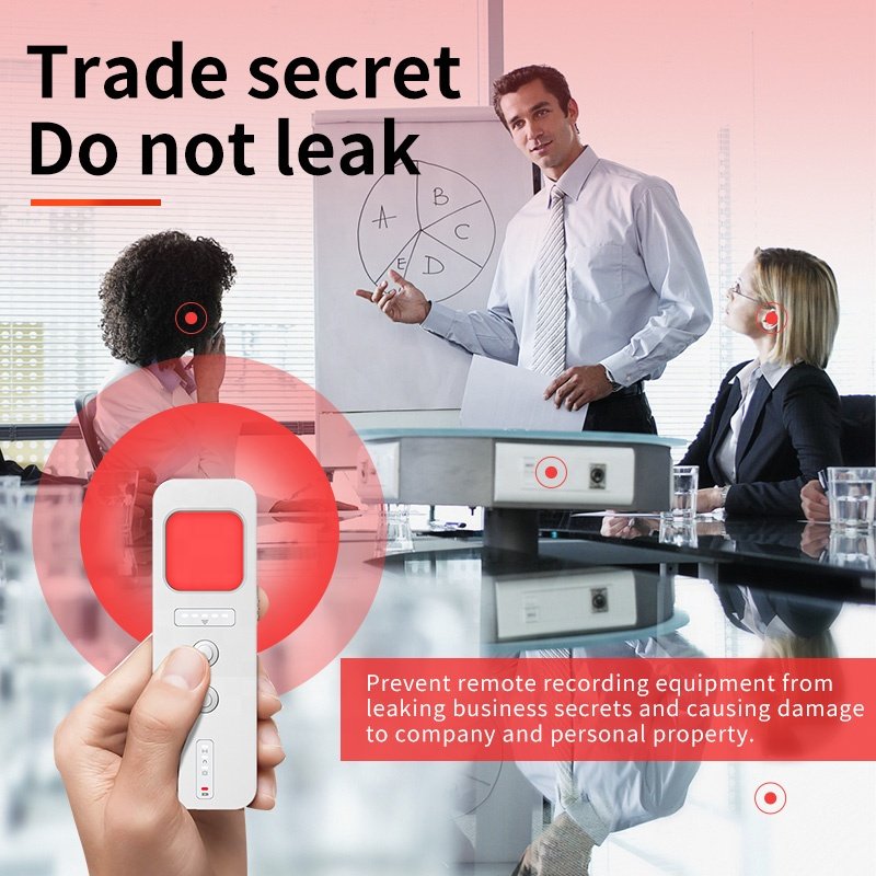 Anti Spy Camera Detector RF Wireless Signal Scanner Listening Device Camera Finder Hidden Camera Detector for Home Office Travel
