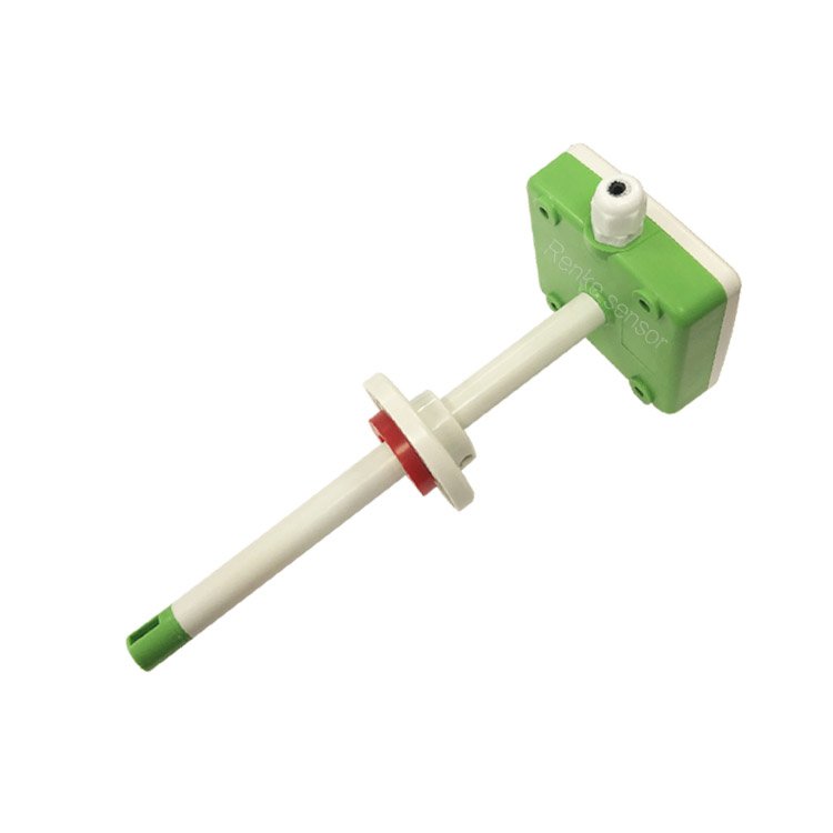 Factory Supply 0-5v 0-10V 4-20ma rs485 duct mount wind speed measurement HVAC air velocity sensor