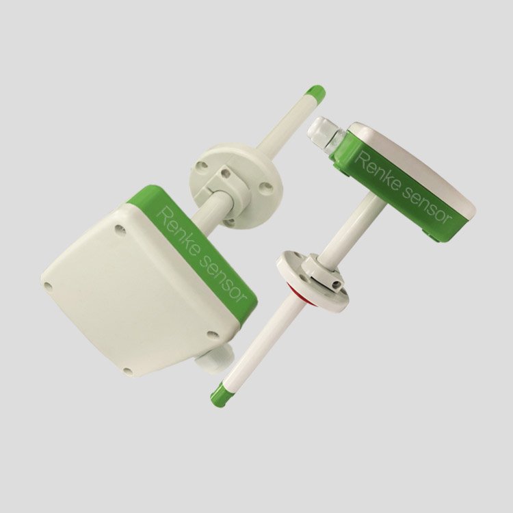 Factory Supply 0-5v 0-10V 4-20ma rs485 duct mount wind speed measurement HVAC air velocity sensor