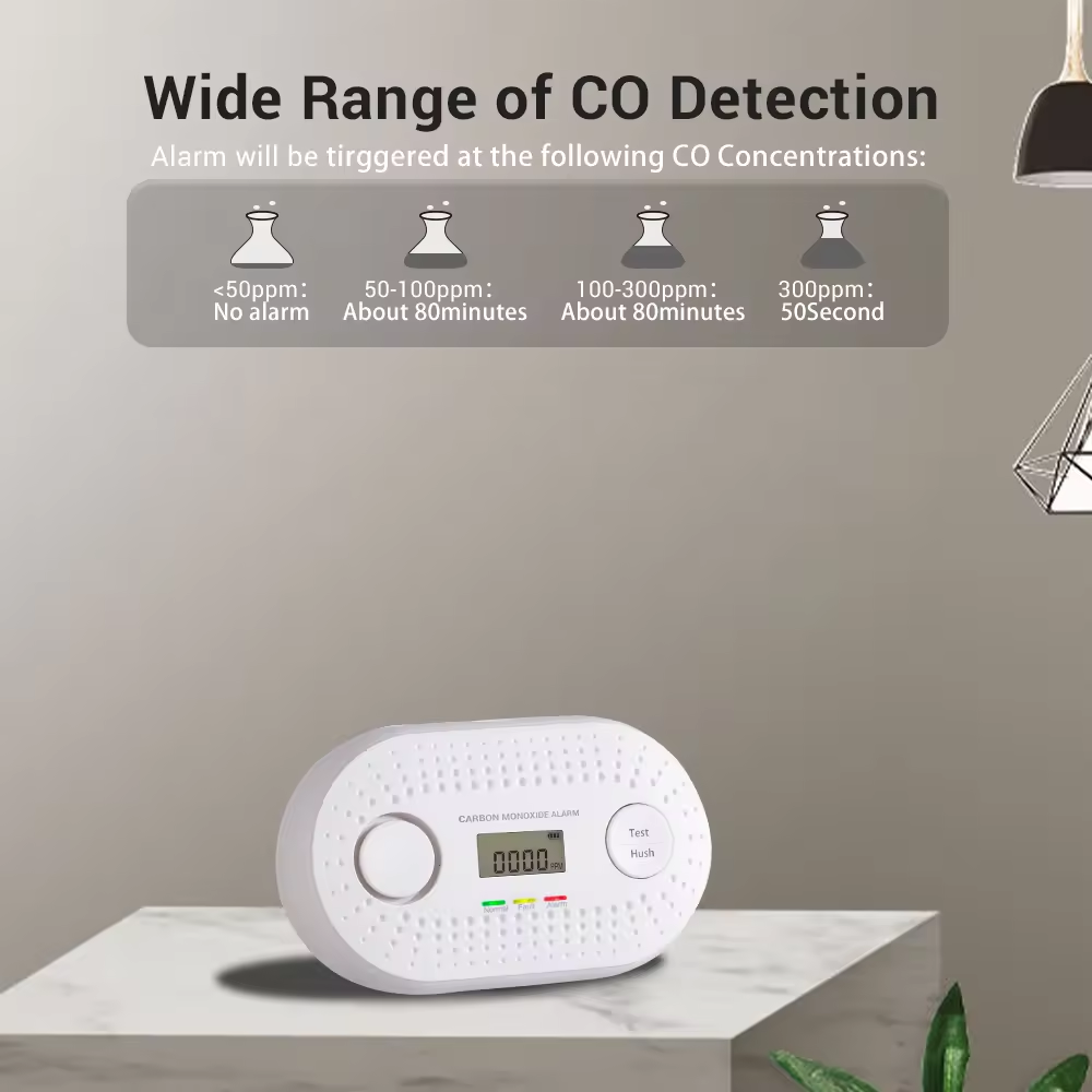 ANKA EN50291Home Carbon Monoxide Detectors co alarms with 10 years Battery Powered co detector alarms