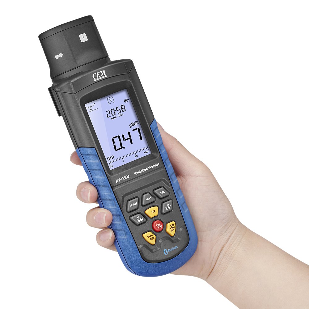 CEM DT-9501 A, B,y And X Rays Radiation Detector Nuclear Radiation Detector X Ray Dosimeter Radiation Detector