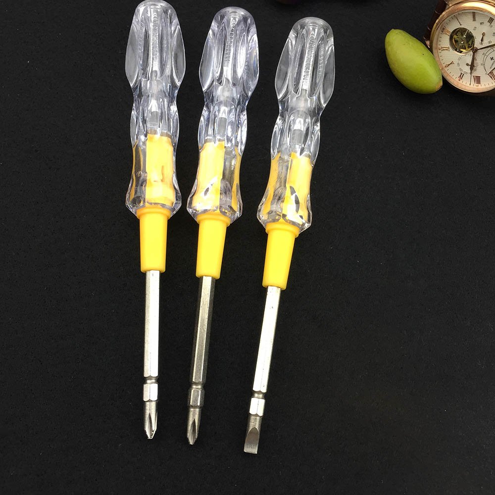 Electrical screwdriver Household dual purpose acrylic tester pen voltage electrical