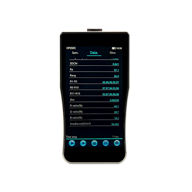 High Precision HP350C 380-780nm Handheld Analyzer Lux Meter CCT Light Tester Spectrometer