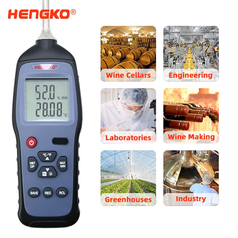 HK972 Food Storage Electronic Humidity and Temperature Sensor USB Data Logger Recorder