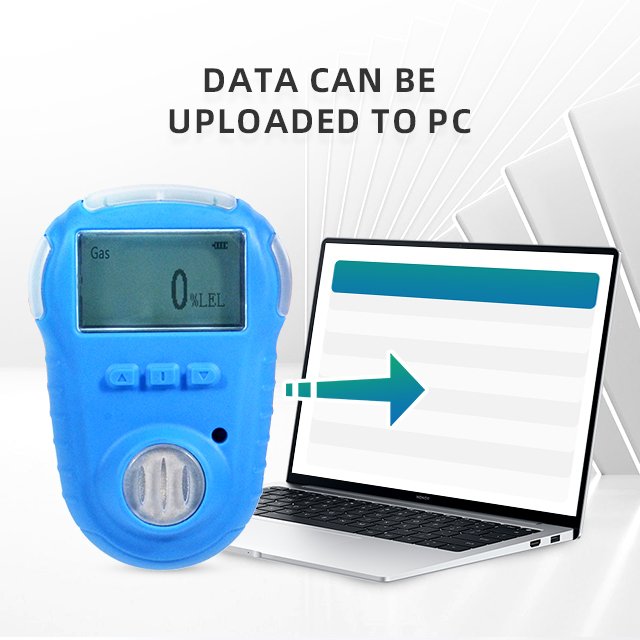 Factory outlet handheld methane leaking detector LCD display explosive gas sensor propane leak alarm