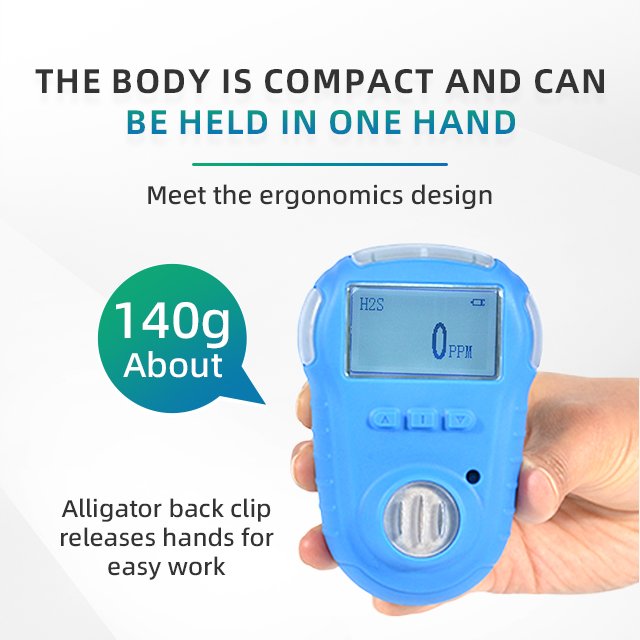 Factory outlet handheld methane leaking detector LCD display explosive gas sensor propane leak alarm