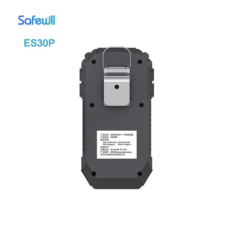 Safewill Factory Wholesale ES30P Multi 4 in 1 Gas Detector O2 H2S CO LEL Handheld Mini Gas Analyzer Confined Space Gas Detector