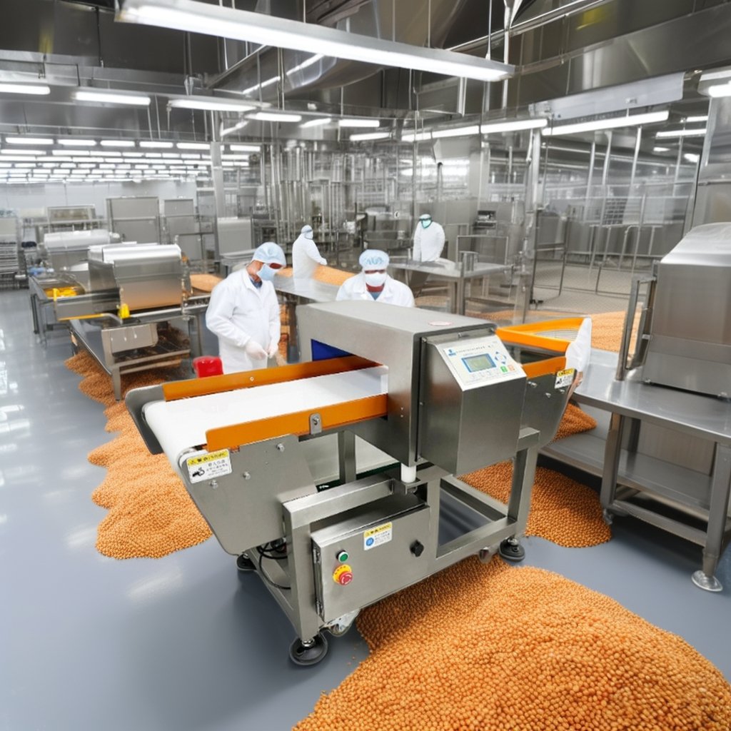 Manufacturer of high-sensitivity food metal detector for sale in the food industry