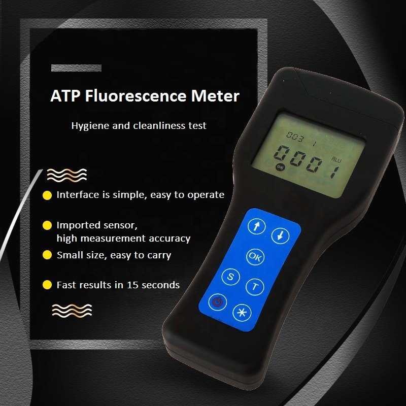 2021 New Handheld Portable Detection Hand Held Atp Bacteria Luminometer Meter Detector Tester