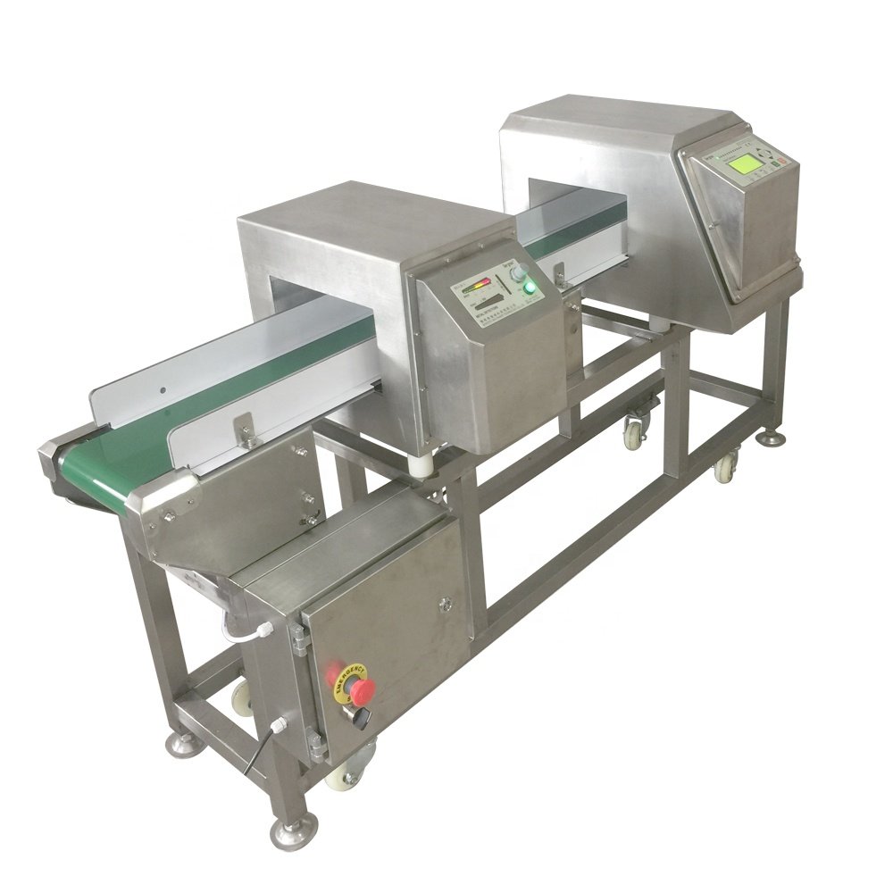 Automatic Audible and Visual Alarm High Sensitivity Professional Food Metal Detector With Rejector