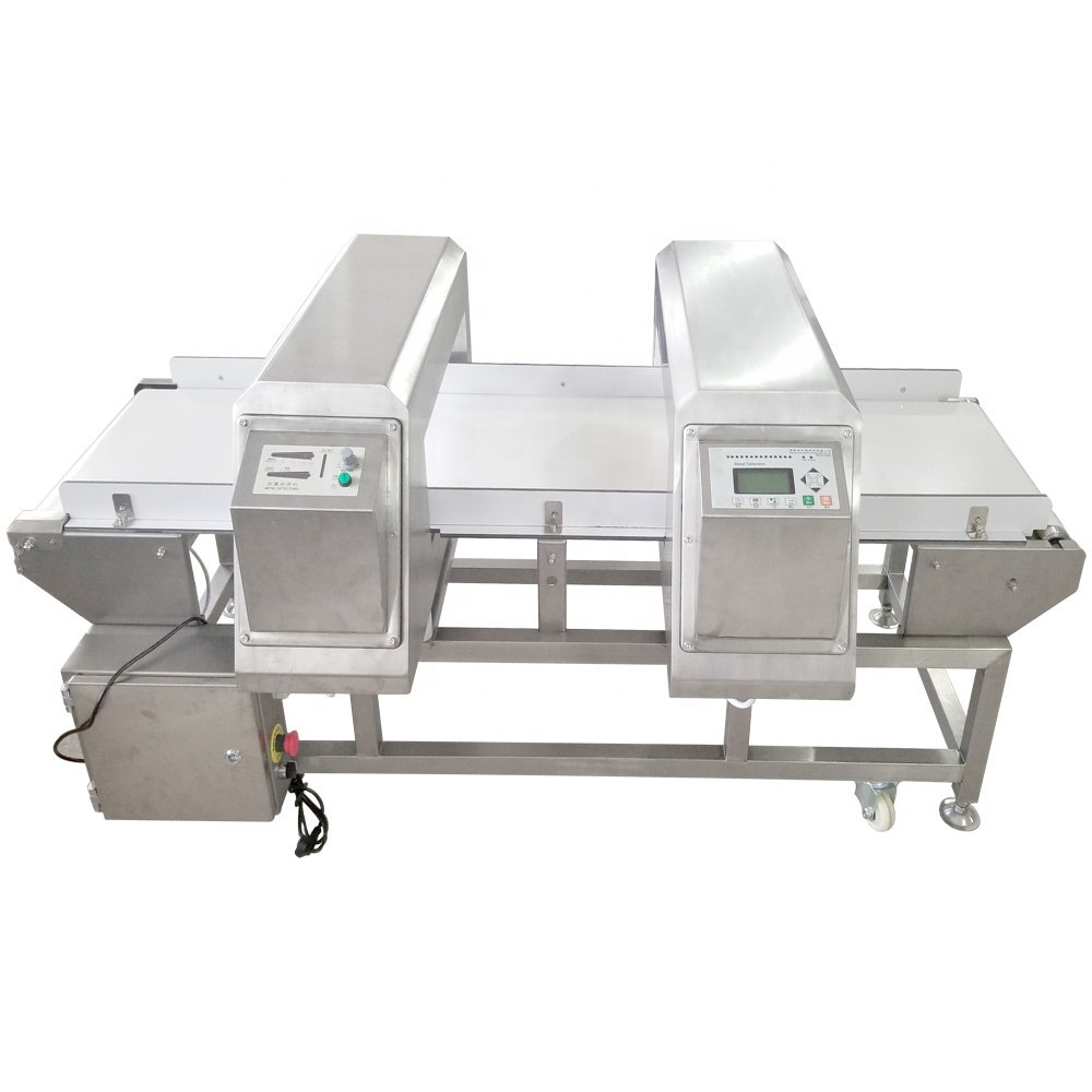 Automatic Audible and Visual Alarm High Sensitivity Professional Food Metal Detector With Rejector