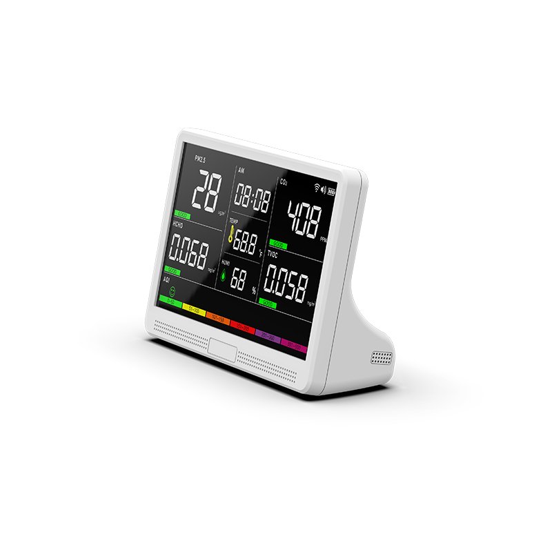 Air Gas Quality Analyzer Indoor Monitor Detector Tester System Equipment Aire Pollution Smart Multi Desktop 4G Pm 2.5 10 Device