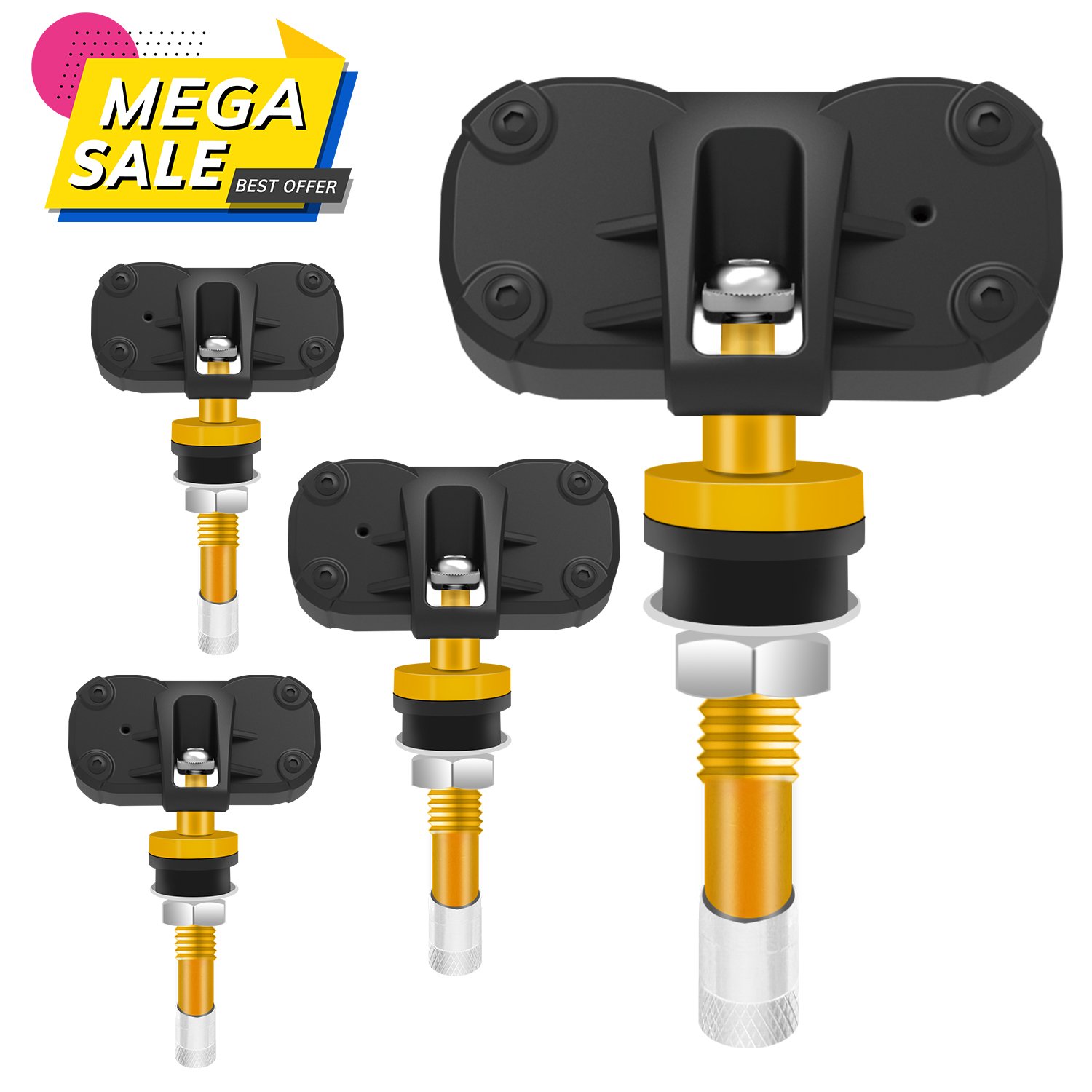 APP Display Low Power Consumption BLE 5.0 TPMS Built-in Sensor Tire Pressure Real-time Monitiring Intelligent tire data for Car