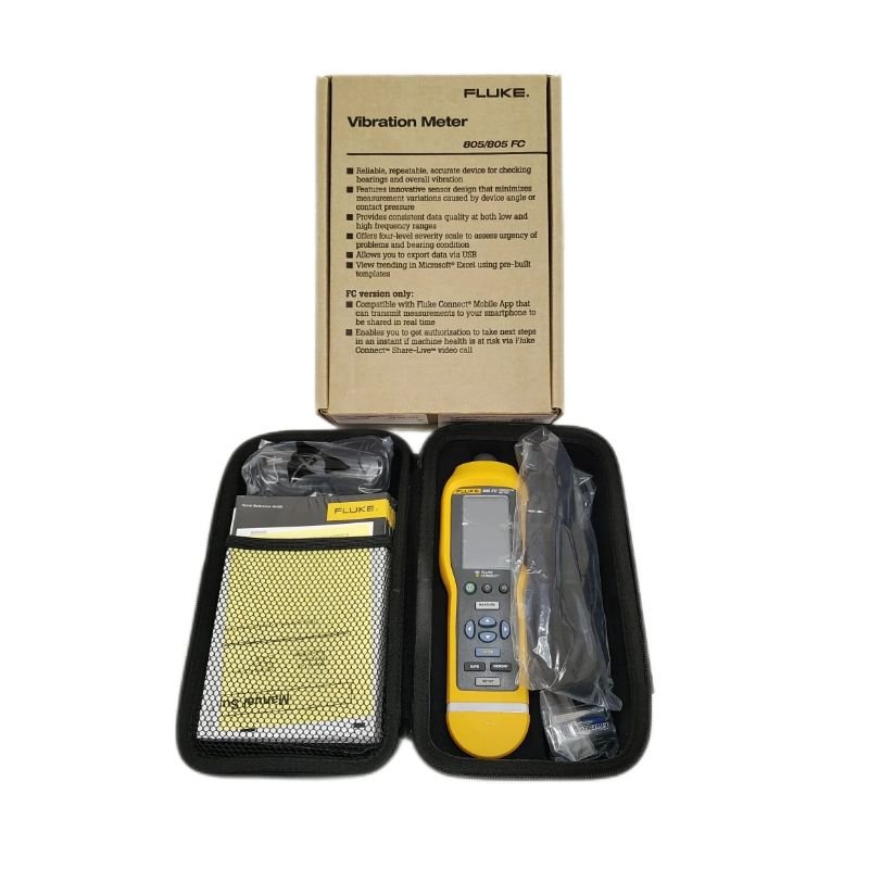 FLUKE 802 vibration tester 805FC engine vibration analyzer 802ES 805ES vibration sensor