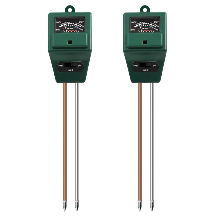Wholesale 3 in 1 Soil Detector PH Moisture Sensor Soil Meter Tester Light and Humidity Test for Garden Farm Indoor & Outdoor