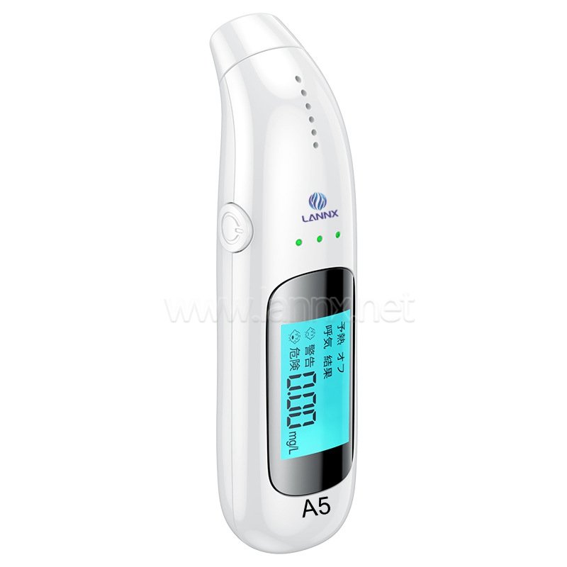LANNX A5 Best Selling portable handheld digital Alcohol detector Meter checker Breath Tester mini alcoholtester breathalyzer