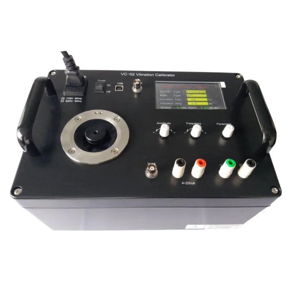 Acceleration Displacement Sensor Transducer Sensitivity Vibration Amplitude Portable Vibration Calibrator Transmitter