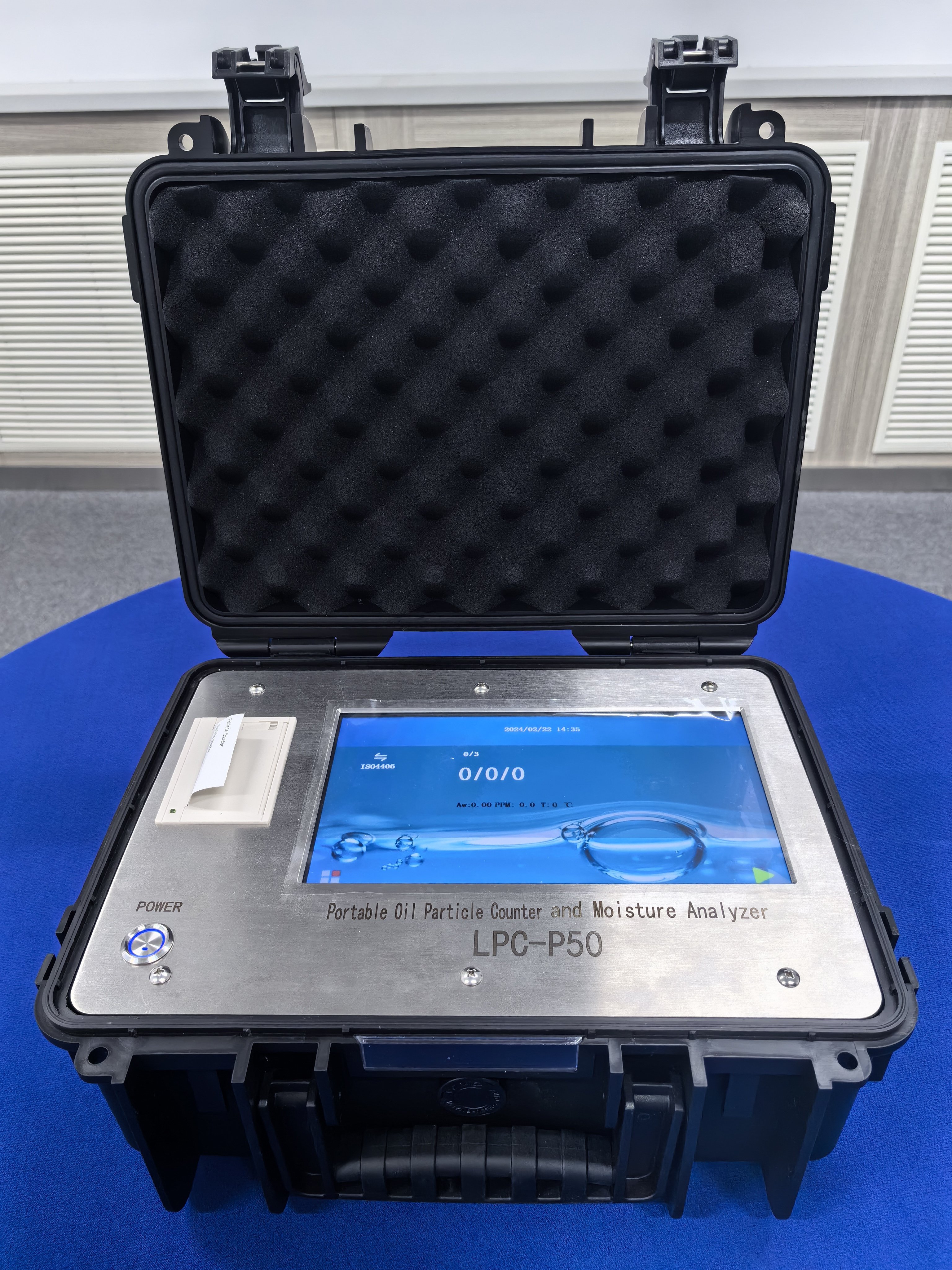 Portable Hydraulic Oil Particle Counter NAS Degree Tester Oil Pollution Tester