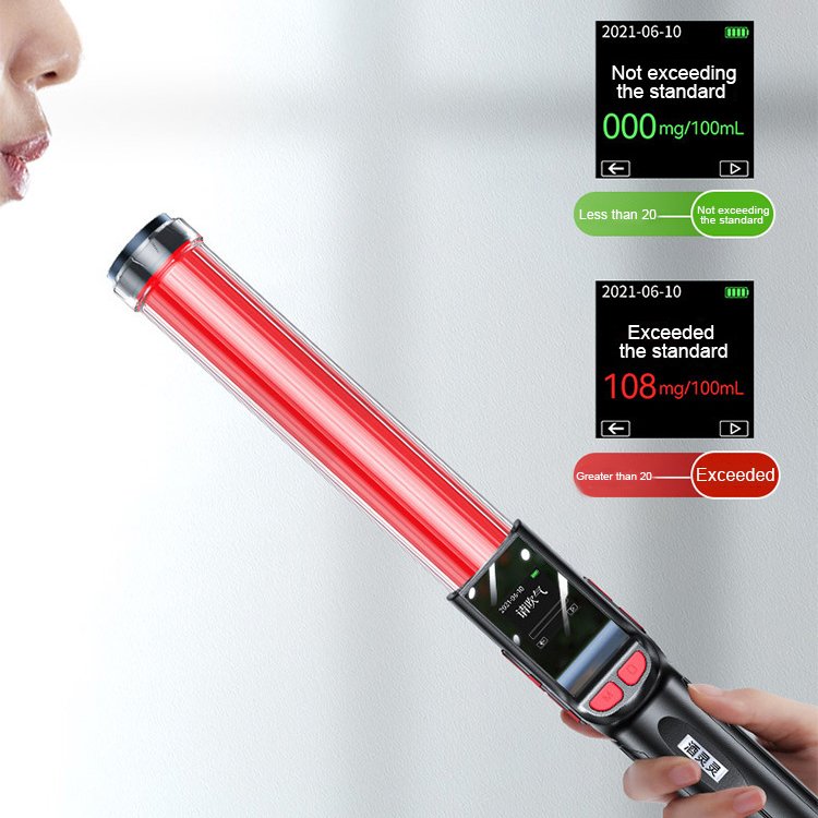 4 In 1 Multifunction Detectores De Vapores De Alcohol Digital Audible Alarm Breathalyser Alcohol Breath Tester