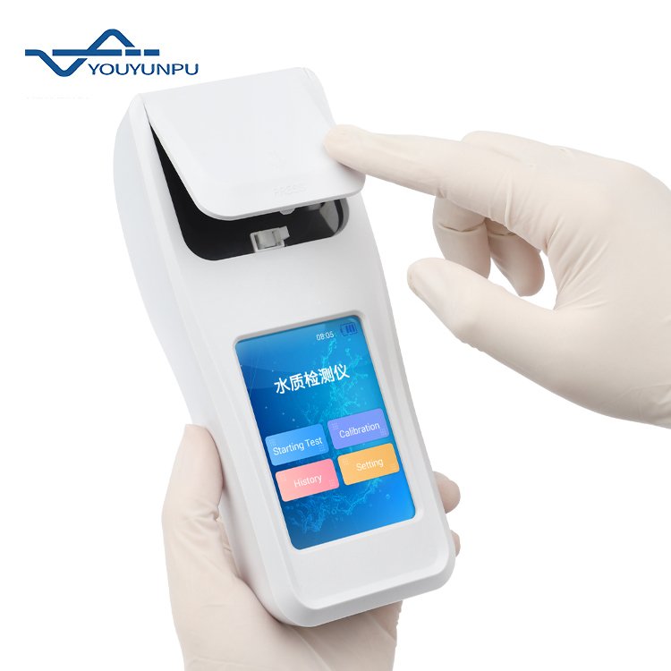 Hand heldIndustrial wastewater aquaculture quality tester portable water chlorine ammonia ph dissolved oxygen testing equipment