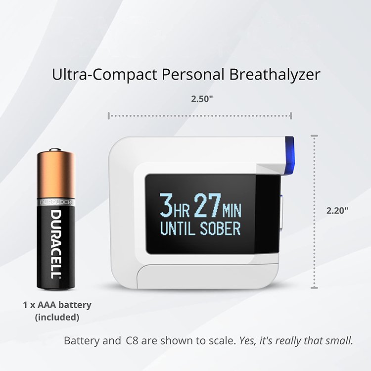 Professional-Grade Accuracy C8 Breathalyzer