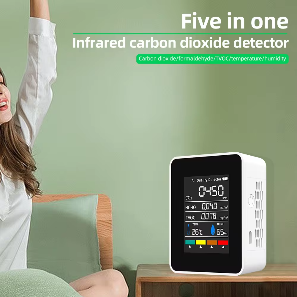 Digital Indoor Air Quality Sensors Carbon Dioxide Co Detector Industrial Meter Gas Detector