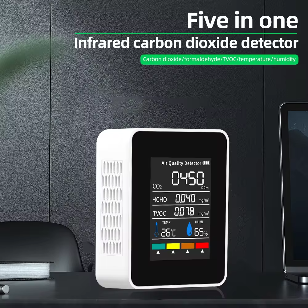 Digital Indoor Air Quality Sensors Carbon Dioxide Co Detector Industrial Meter Gas Detector