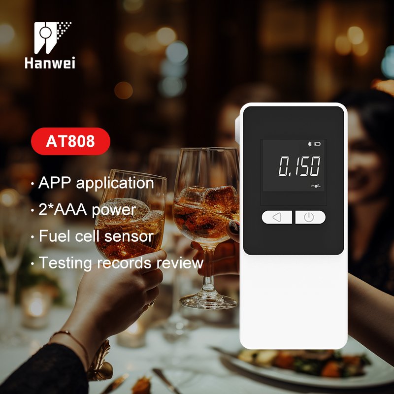 Fuel cell alkotester breathalyser alcohol meter alcohol detector alcohol checker AT808