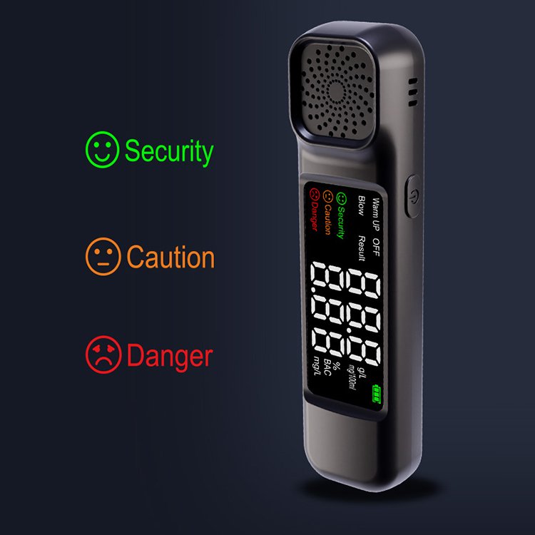 Portable Alcohol Detector Handheld Digital Alcohol Breath Tester Breathalyzer