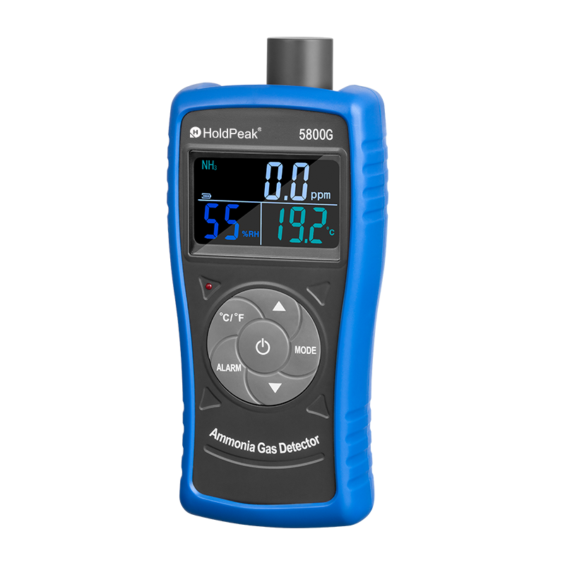 HOLDPEAK HP-5800G Digital LCD Gas Detector Tester Monitor 0~100 PPM Ammonia Leak Detector Household Industrial Laboratory