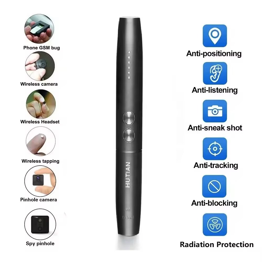 Portable Pen Detector Anti Spy Camera Detector RF Signal Finder Camera Scanner Device camera detector