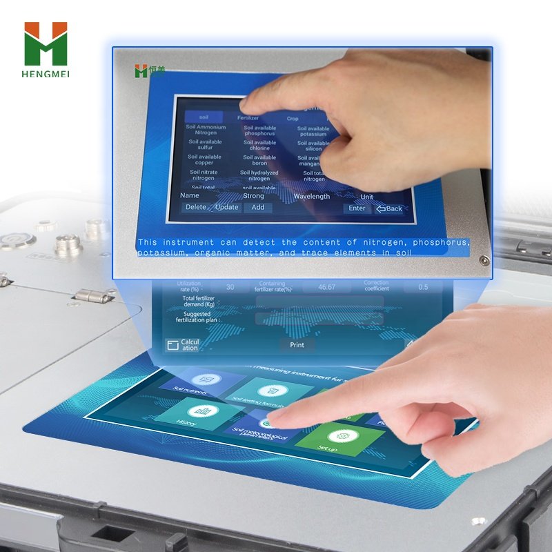 New intelligent soil detector High-precision soil nutrient detector tester for botanical garden/flower garden