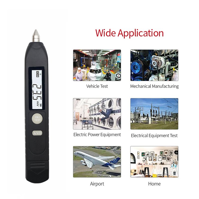 TM63C Portable Digital Vibration Detector Handheld Vibration Meter High precision vibration meter