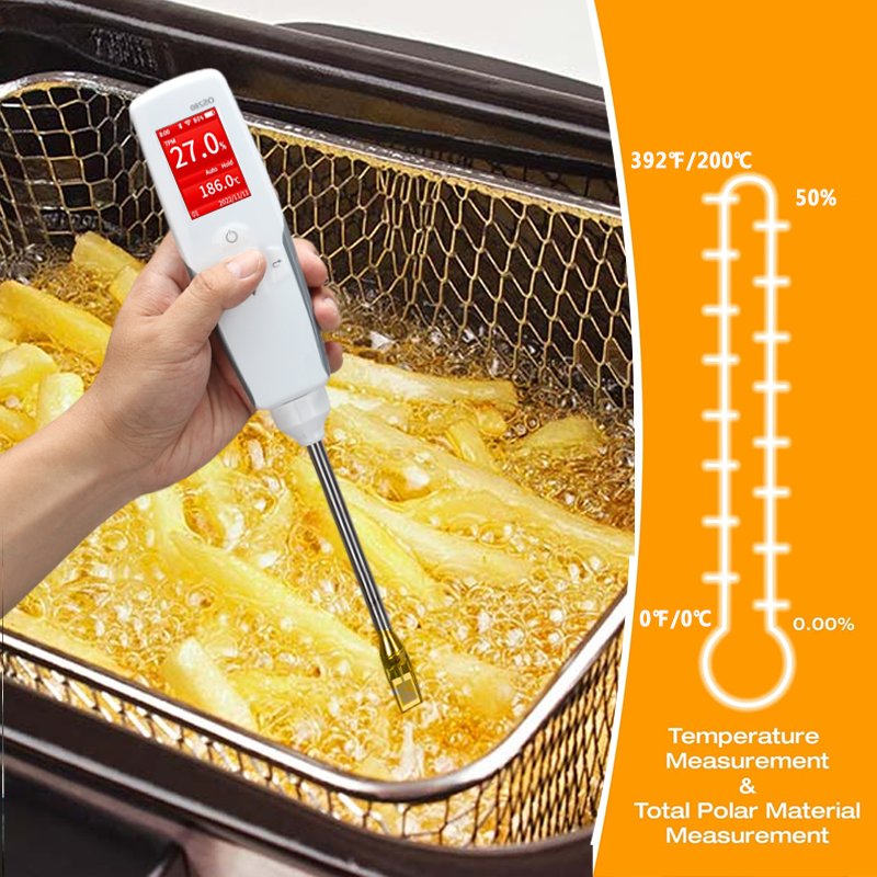 WEIAI Portable Digital used cooking oil quality tester detector Fast Measurement TPM lab canteen restaurant cooking oil tester