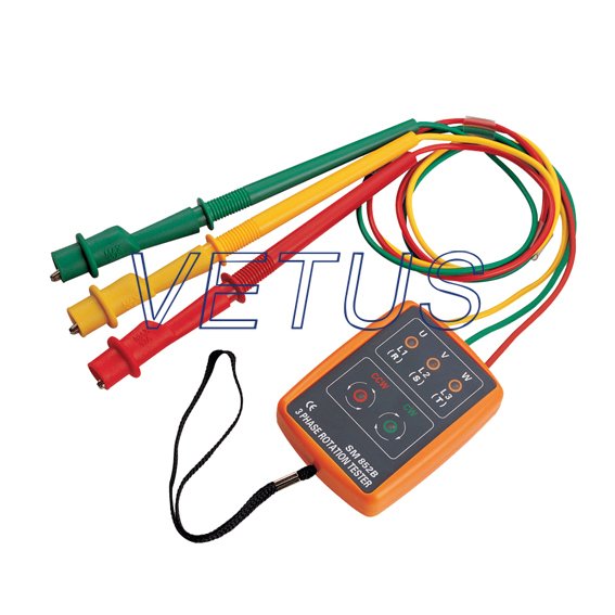 SM852B 3 Phase Rotation Tester Indicator Detector Meter