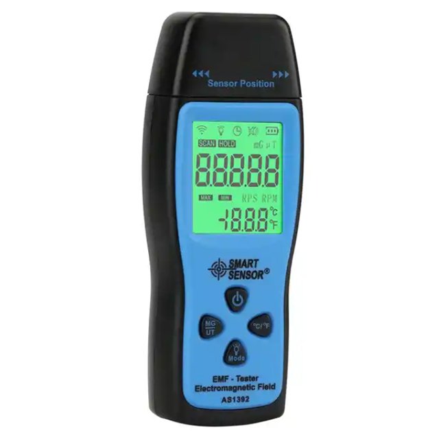 Smart Sensor AS1392 Nuclear Radiation Detector LCD EMF Meter Electromagnetic Field Radiation Dosimeter Tester