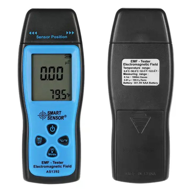 Smart Sensor AS1392 Nuclear Radiation Detector LCD EMF Meter Electromagnetic Field Radiation Dosimeter Tester