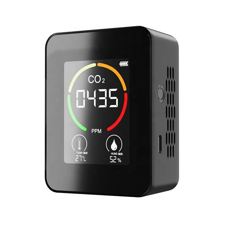LCD Screen Air Quality Tester CO2 Sensor Gas Detector 400-5000PPM Measuring Range IAQ Monitor