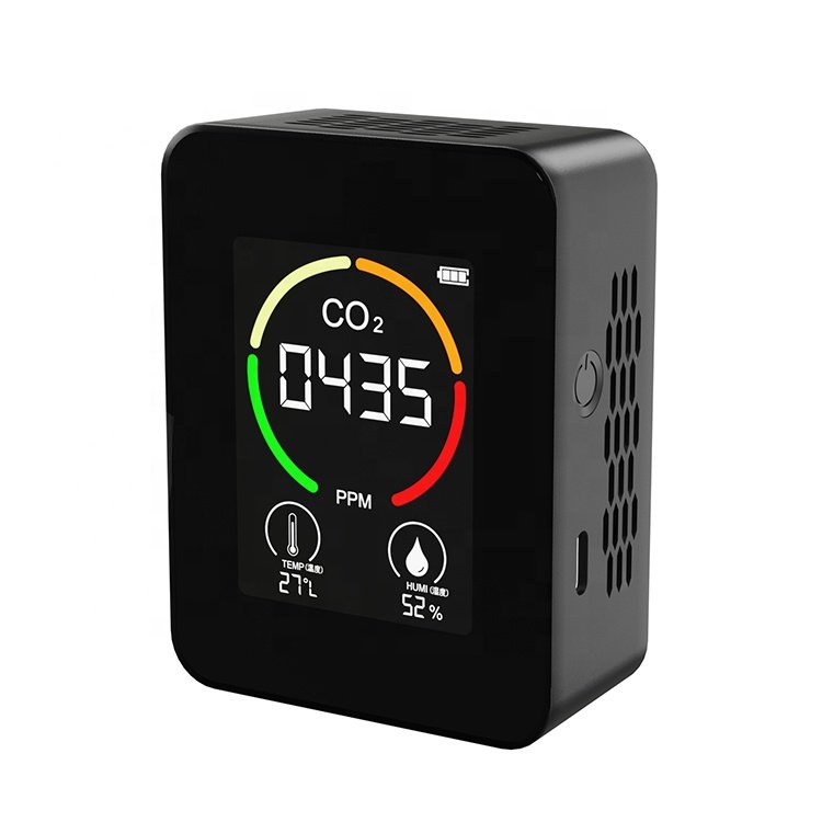 LCD Screen Air Quality Tester CO2 Sensor Gas Detector 400-5000PPM Measuring Range IAQ Monitor
