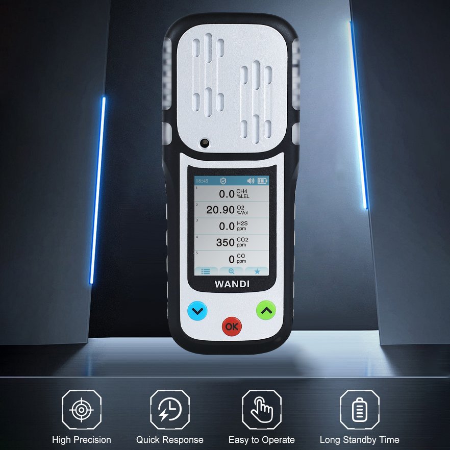 Industry Protection Single Gas Detector 0-50PPM 0-100PPM NO Nitric Oxides Gas Detector Using Monitor Sensor