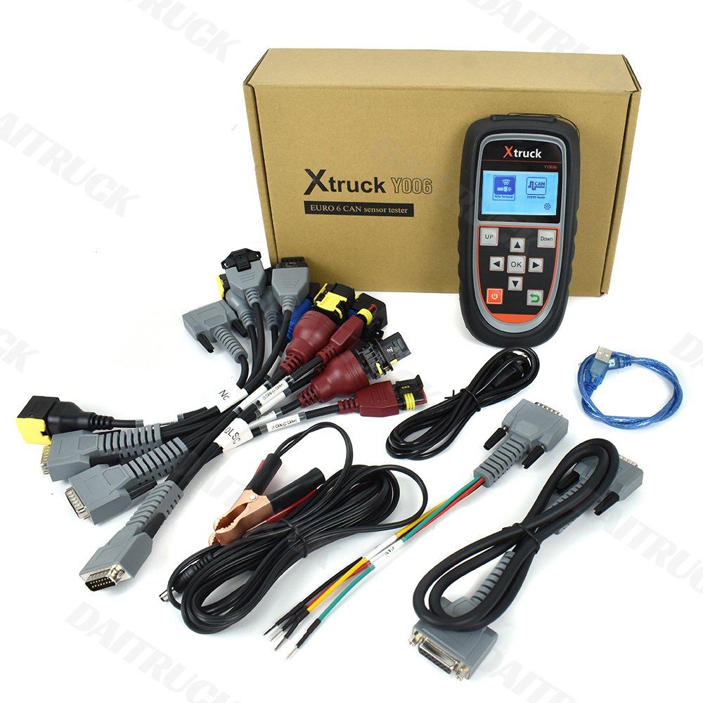 X-truck Y006 NOx Sensor for Universal Trucks PK Y005 Urea Level /PM/Exhaust Temperature Diagnosis for CAN BUS J1939 Protocol