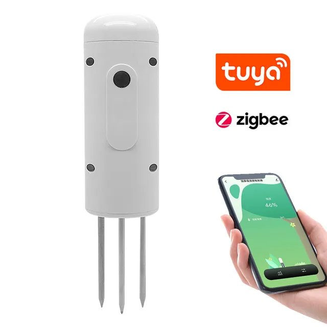 Tuya Smart home soil dryness detector Zigbee Soil monitor temperature sensor