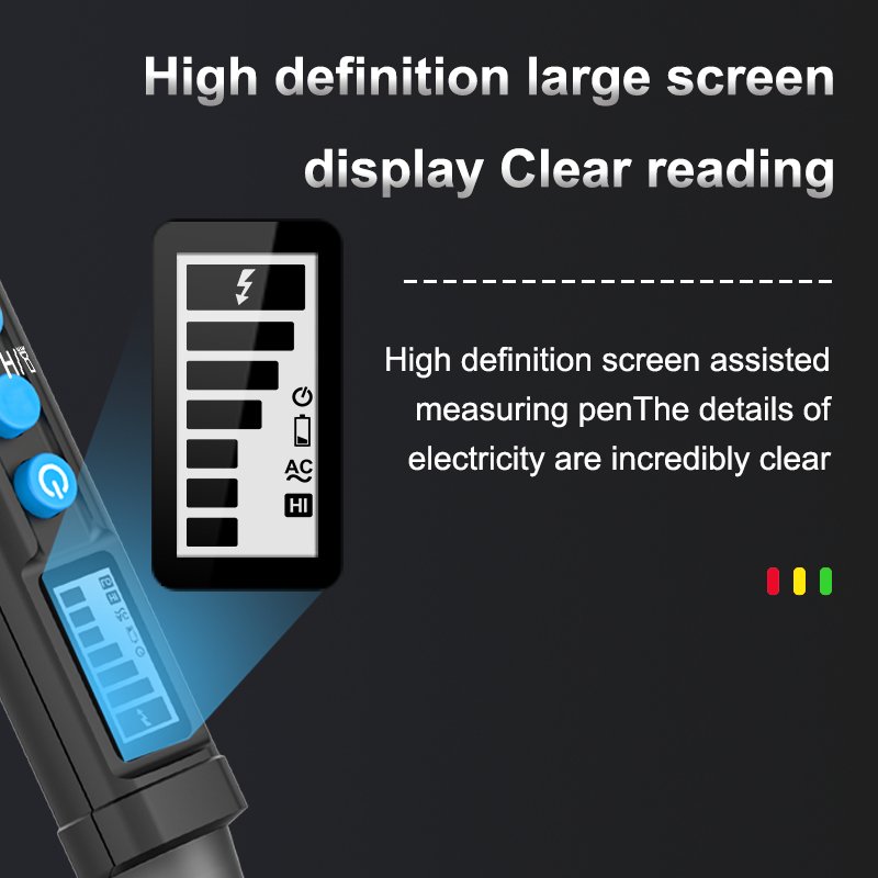 Mestek AC50 AC Electronic Pen Type High security Non-Contact AC Voltage Tester Sensor Voltage Detector Tester Voltage Detector