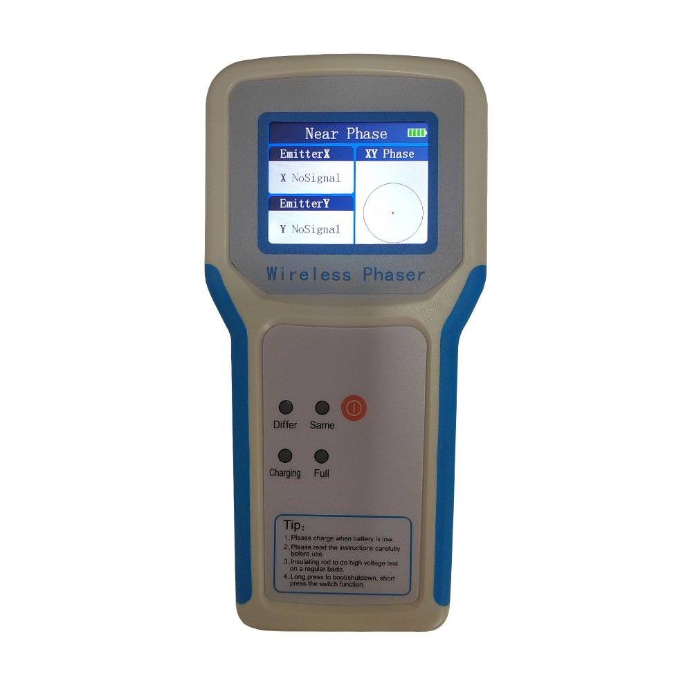 High Voltage Test Tool Phasing Tester High Voltage Phase Difference Detector Sequence Tester