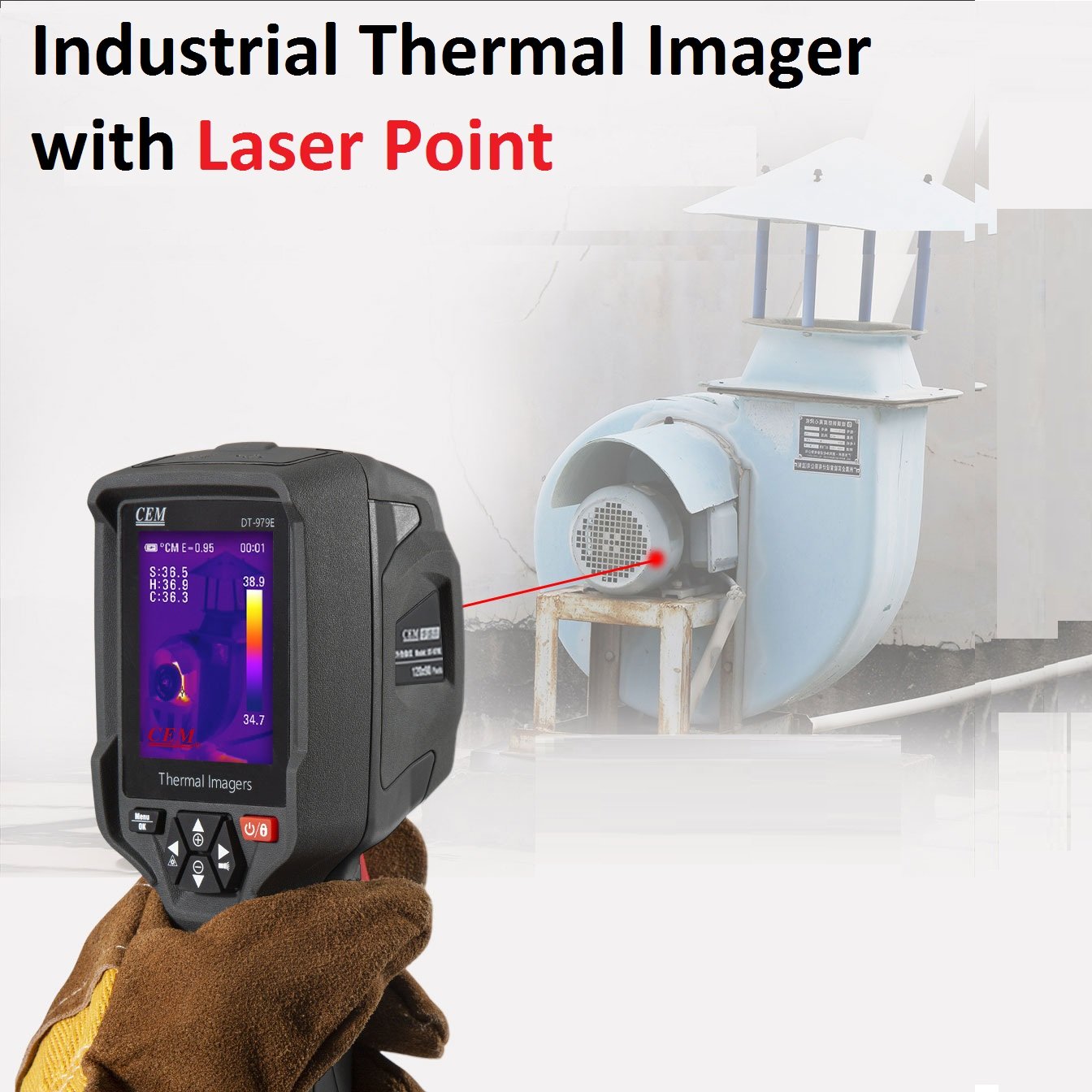 CEM Thermal Leak Detectors for Wall Leak Detection water leak