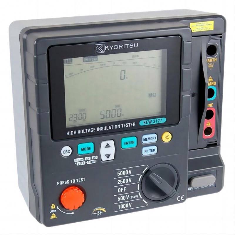 Kyoritsu KEW 3127 High Voltage Insulation Tester Insulation Resistance up to 10T Ohm