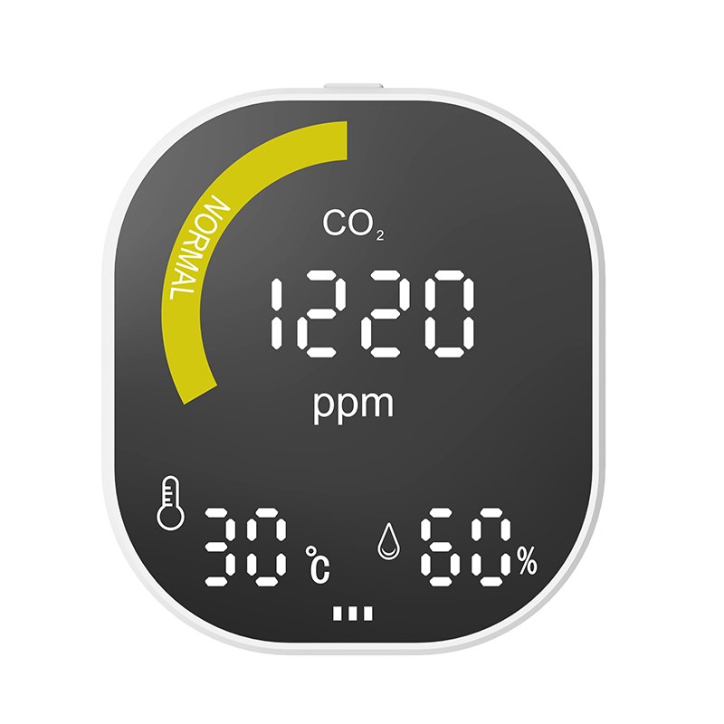 2021 mini carbon dioxide gas detector Greenhouse co2 monitor tester analyzer gas analyzer ppm co2 meter Japan France