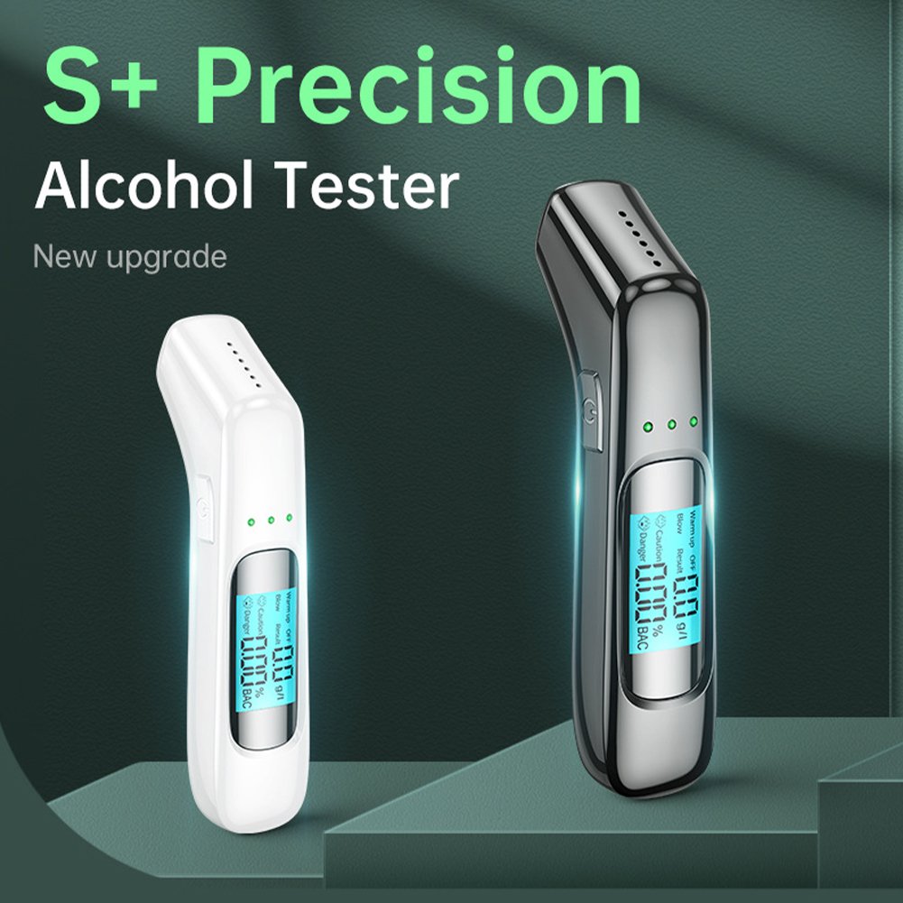 C9 Professional Alcohol Breath Tester Breathalyzer Analyzer Detector Test Portable Breathalyser Device LCD